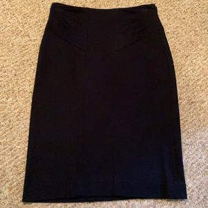 Diane von Furstenberg Black Jersey Pencil Skirt